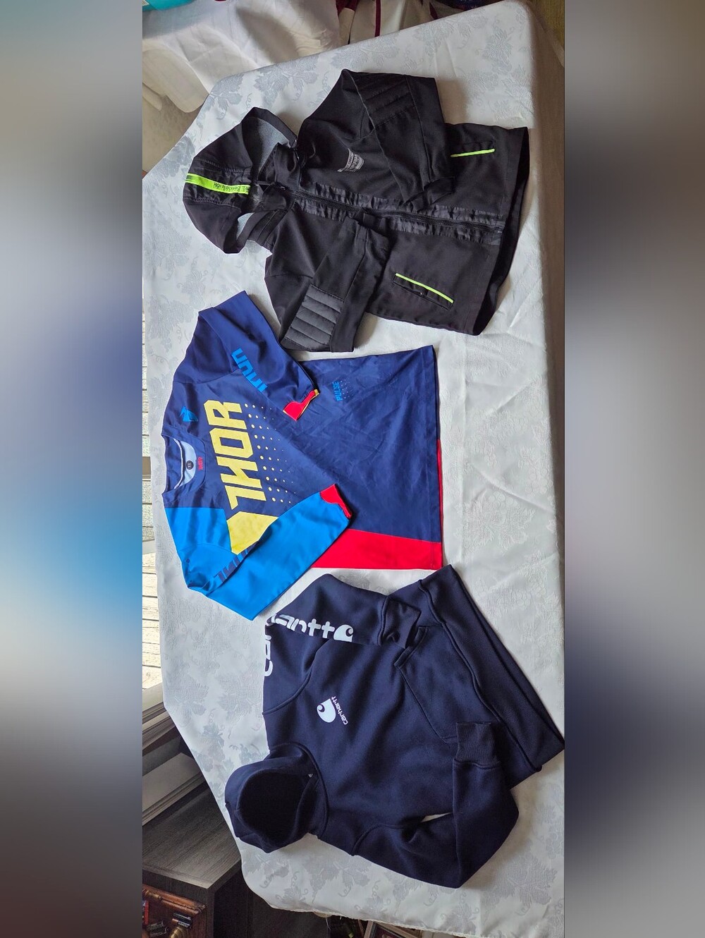 Boys 7/8 Jacket/Jersey/Hoodie Bundle